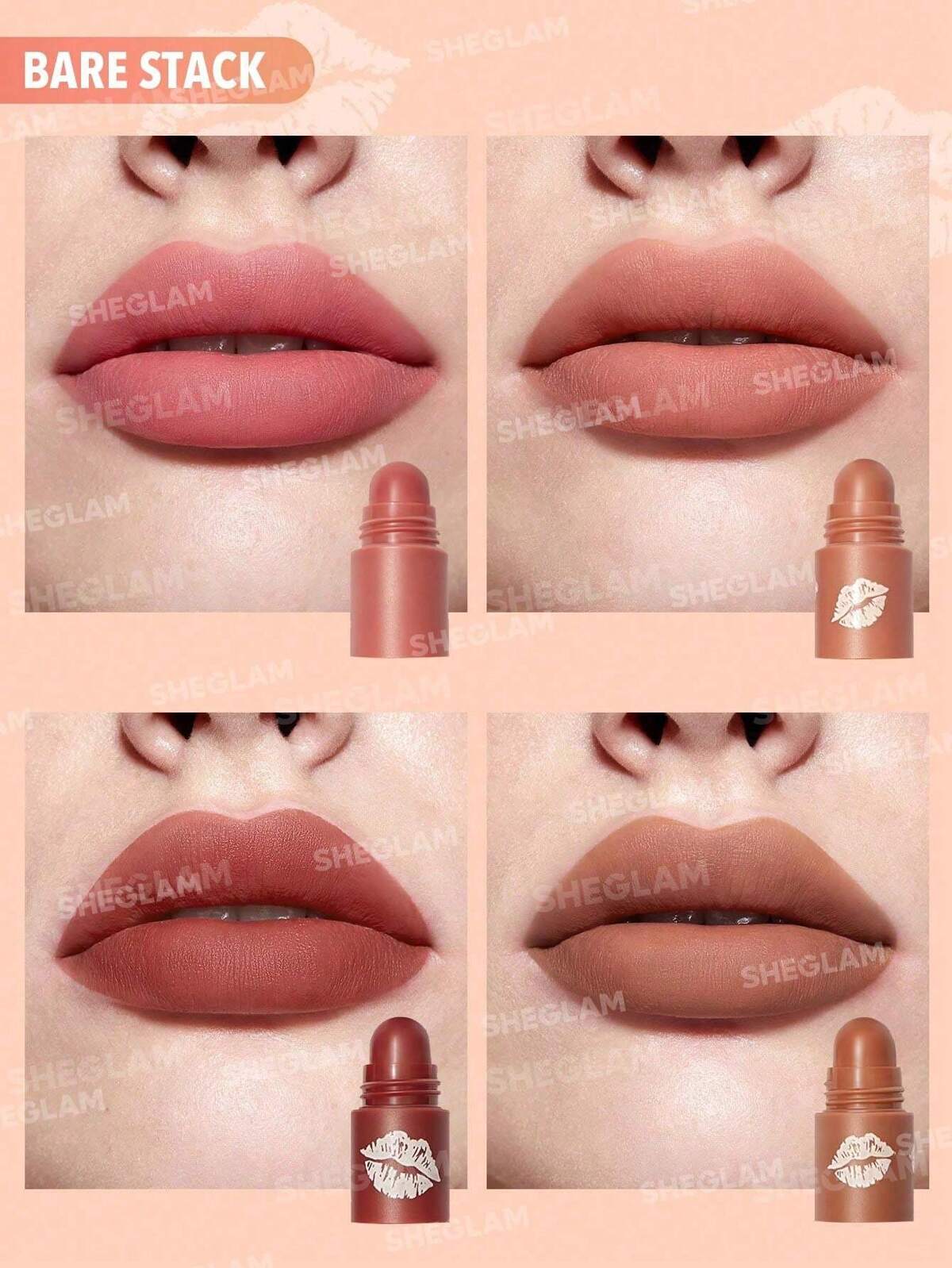 SHEGLAM 4in1 Mega Lip Stacks