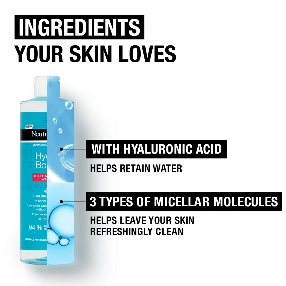 Neutrogena Hydro Boost Triple Micellar Water 400ml