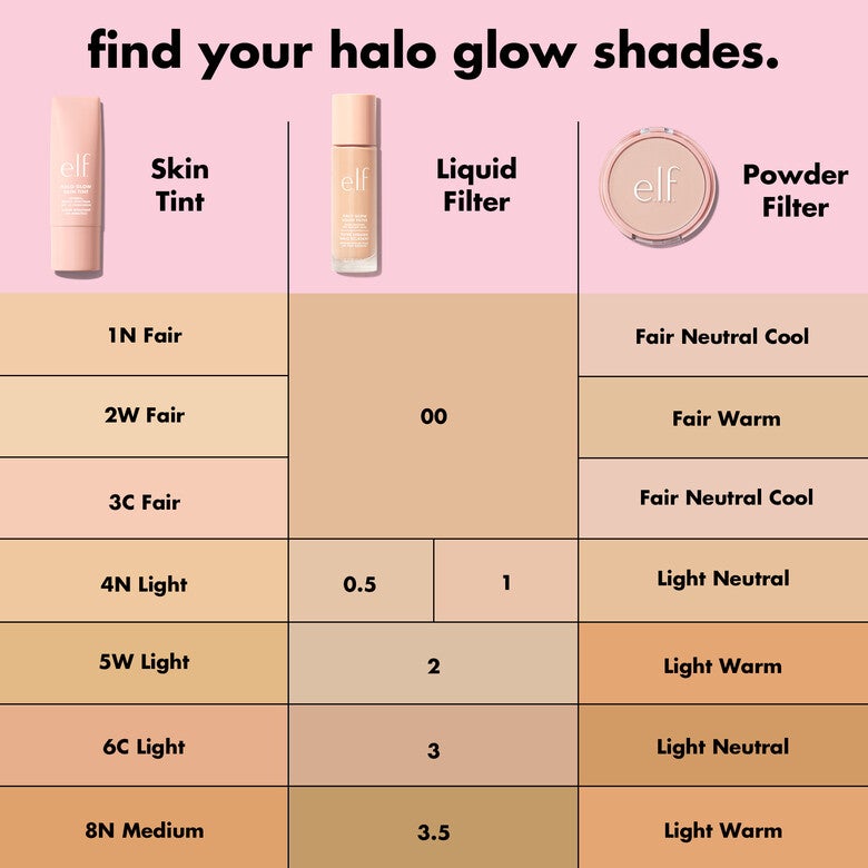 e.l.f Halo Glow Liquid Filter ( 6/Shades Available )