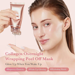 Medicube Collagen Overnight Wrapping Peel Off Facial Mask Tube 75ml