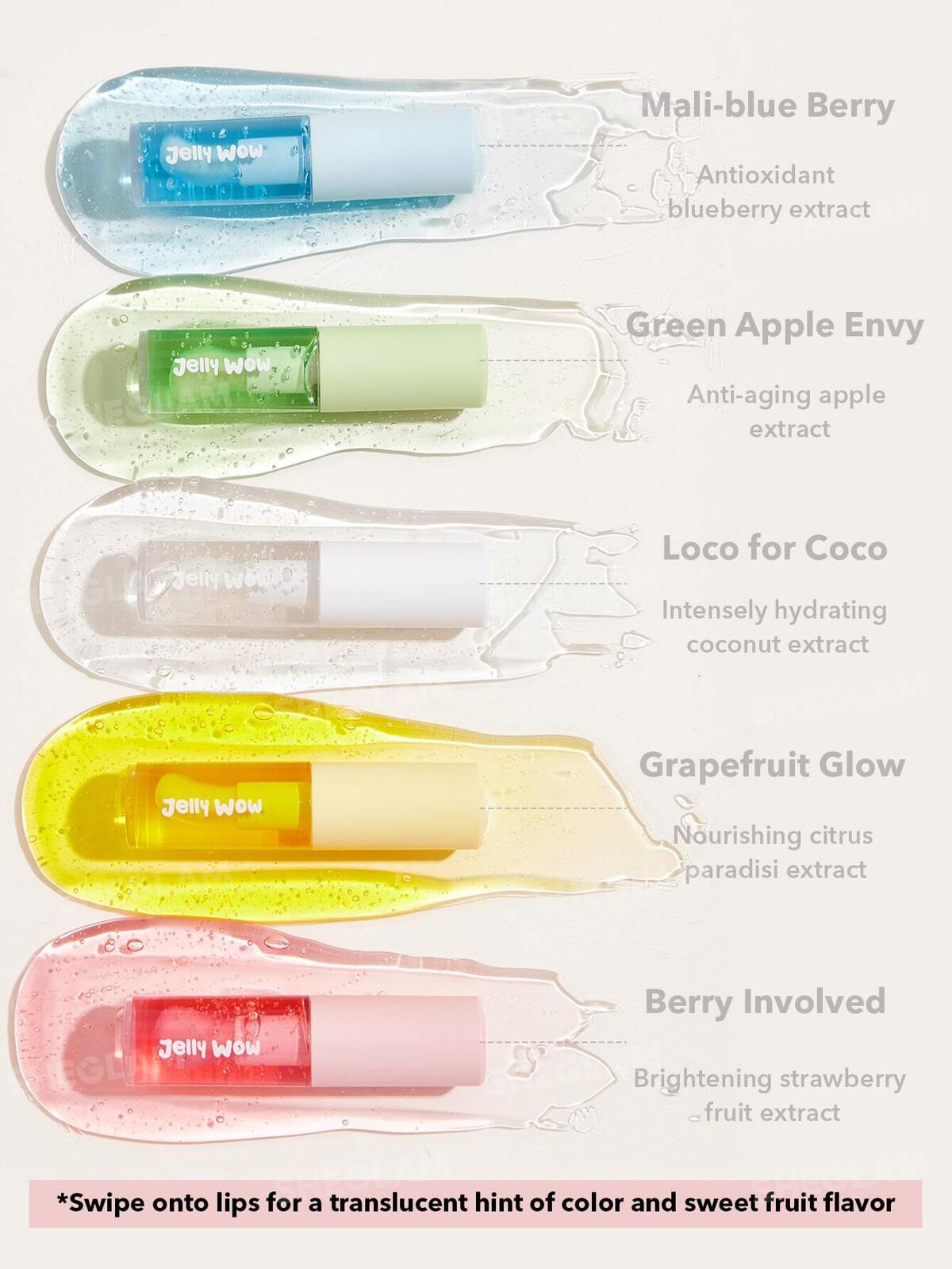SHEGLAM Jelly Wow Hydrating Lip Oil (5/Shades Available)