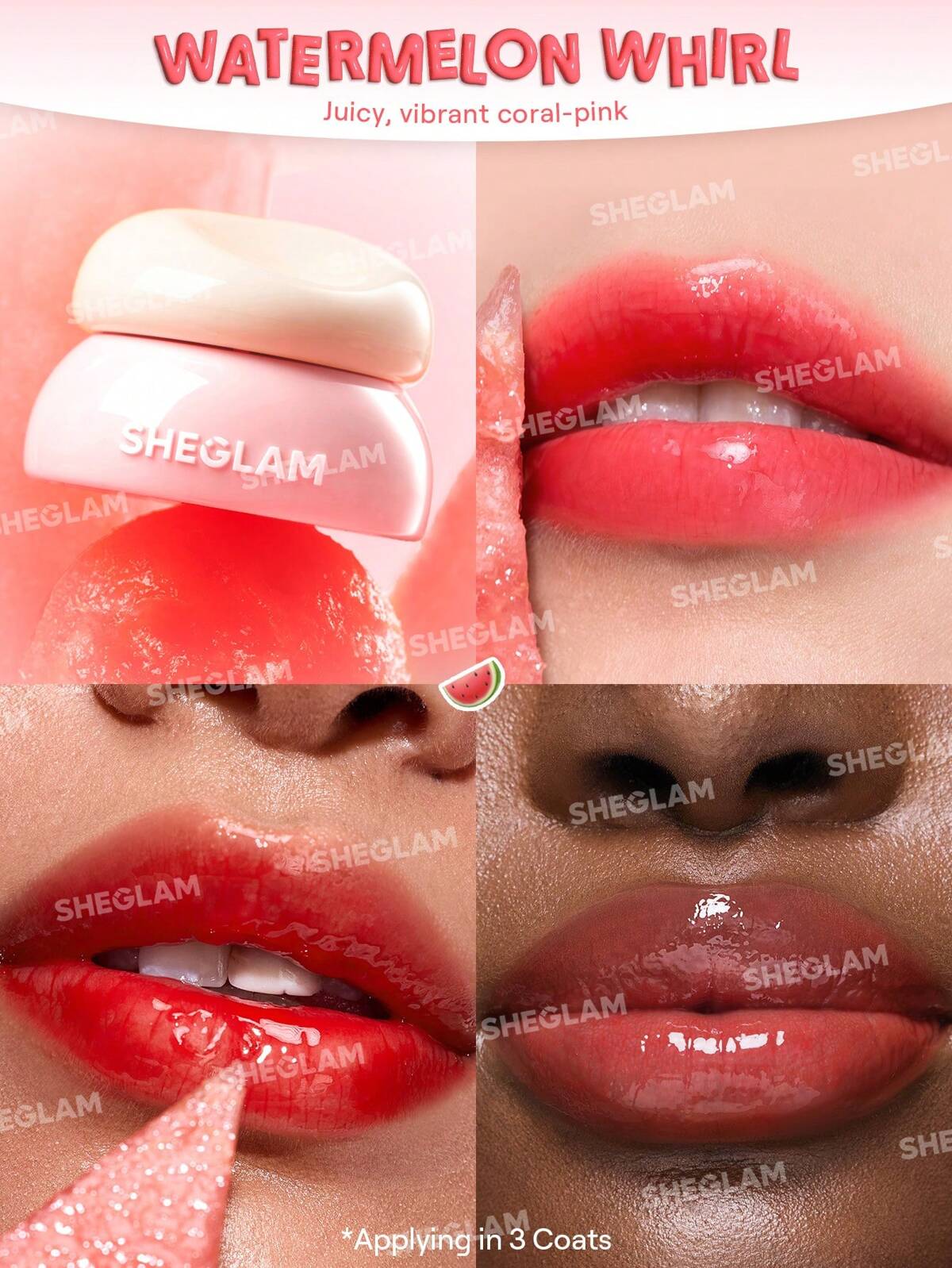 SHEGLAM Hydra Jelly Pocket Lip Jam (8/Shades Available)