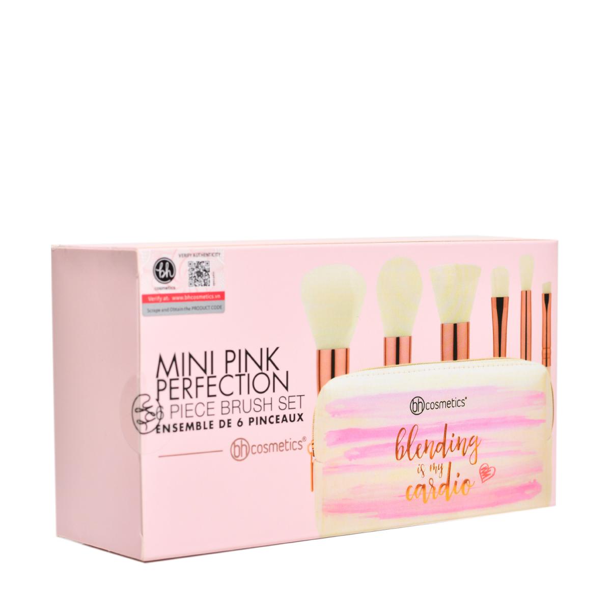 BH Cosmetics - Mini Pink Perfection Blending In My Cardio 6/Piece Brush Set