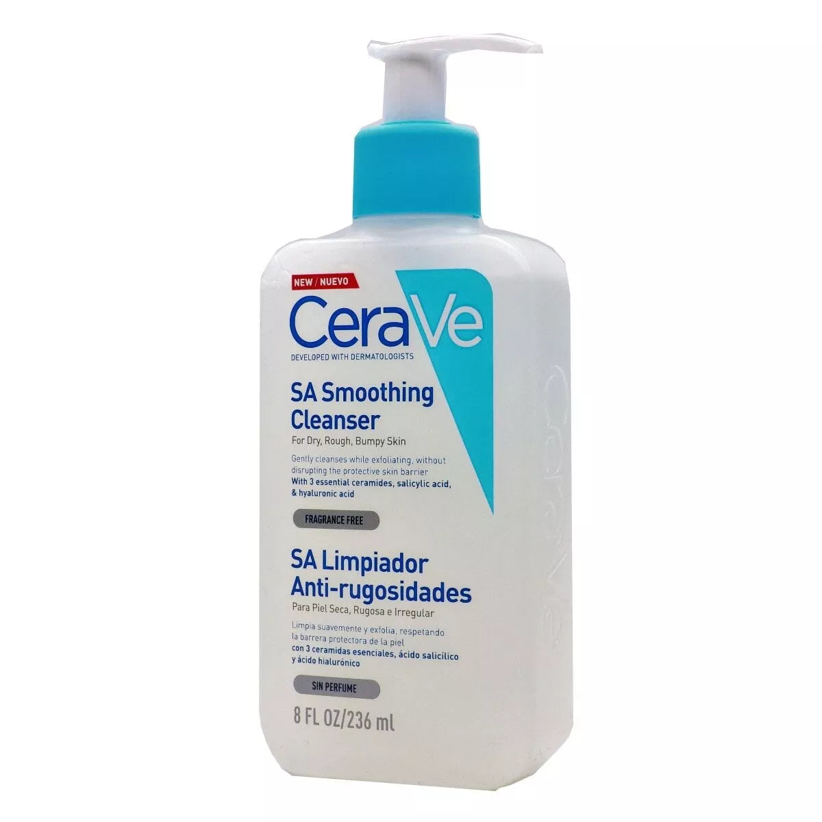 CeraVe SA Smoothing Cleanser For Dry , Rough & Bumpy Skin 236 ML