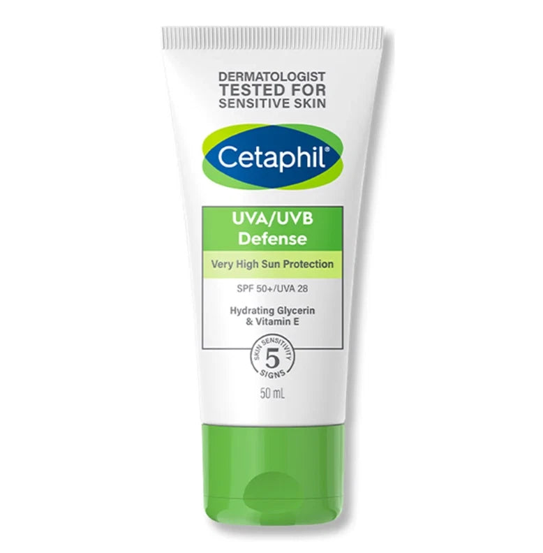Cetaphil UVA/UVB Defense SPF 50+ with Hydrating Glycerin & Vitamin E ( 50ml )